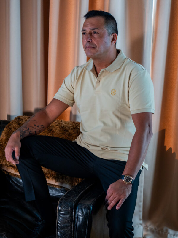 Signature Piqué Polo — Beige