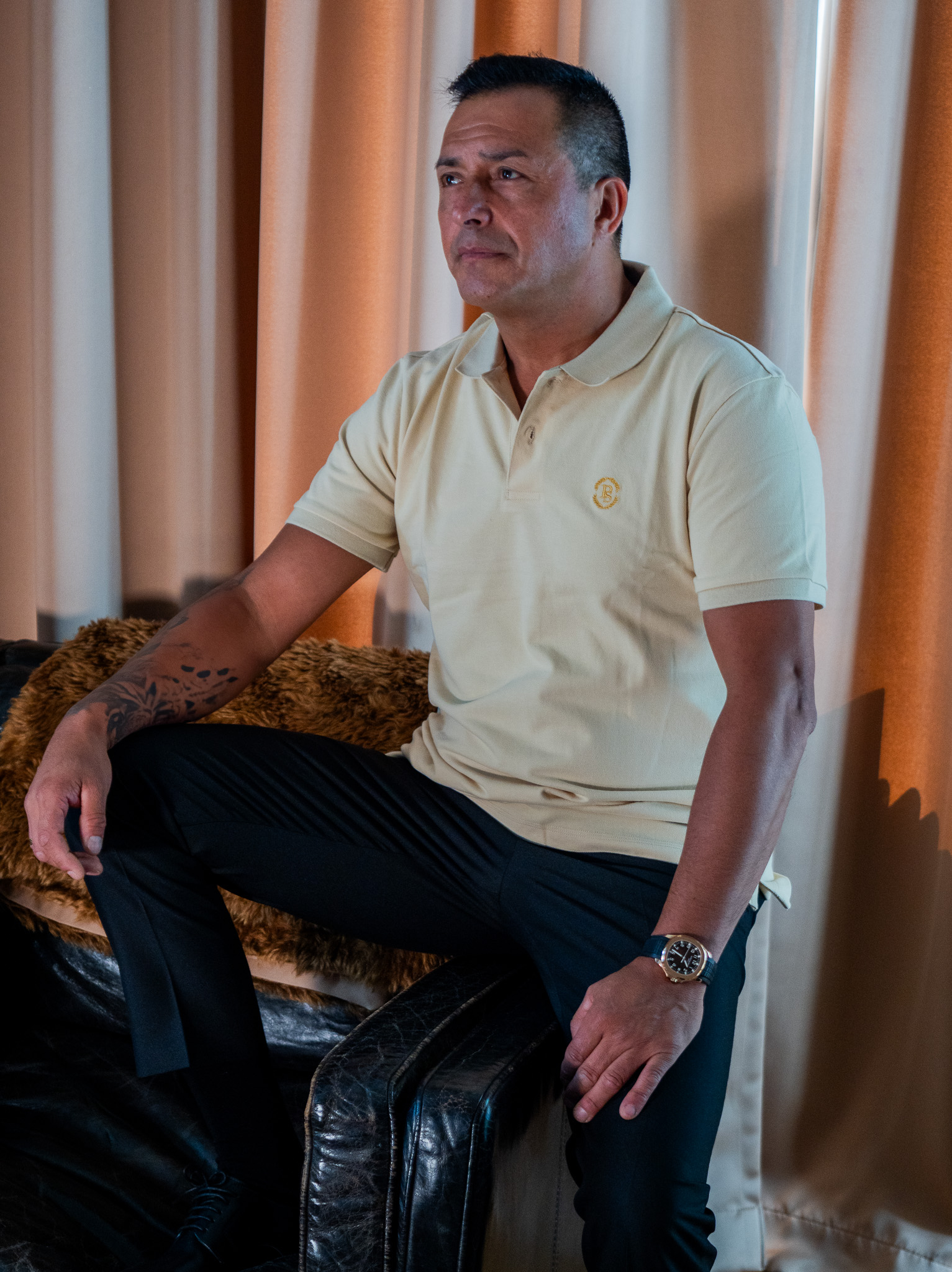 Signature Piqué Polo — Beige