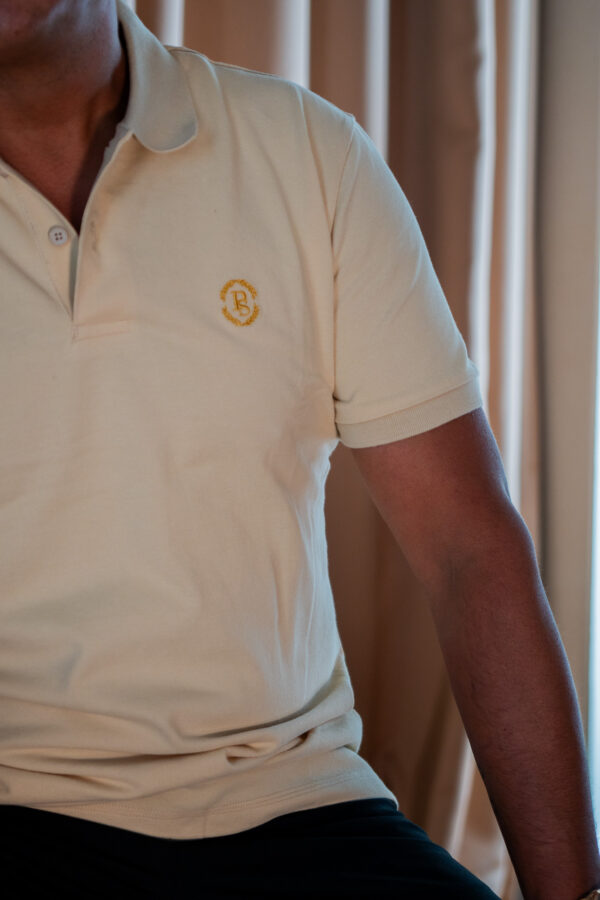Signature Piqué Polo — Beige