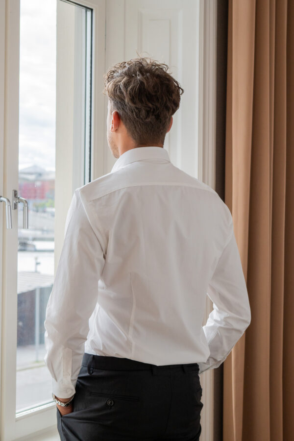 Signature Cotton Shirt — White