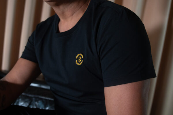 Monogram Tee — Black