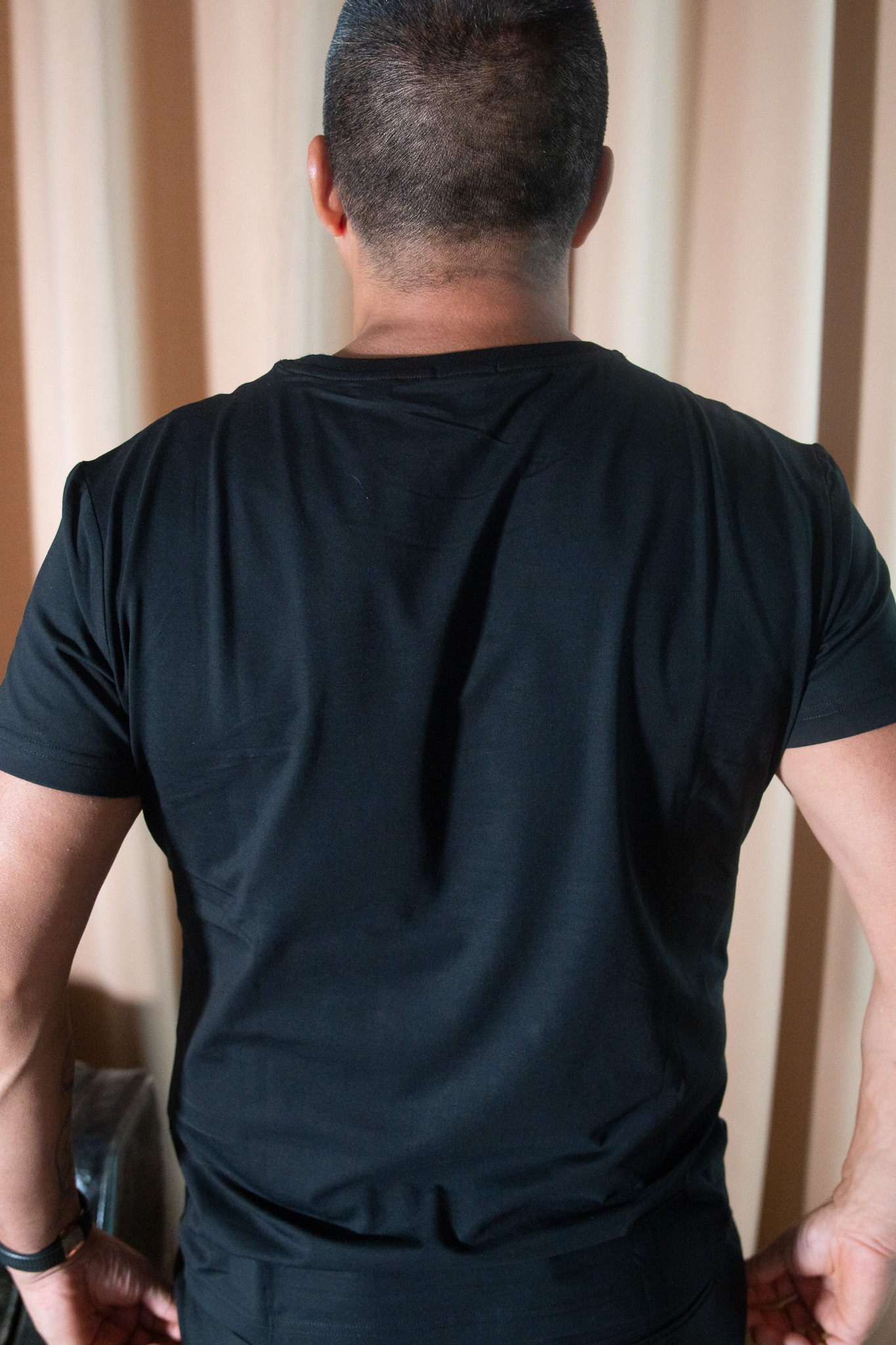 Monogram Tee — Black