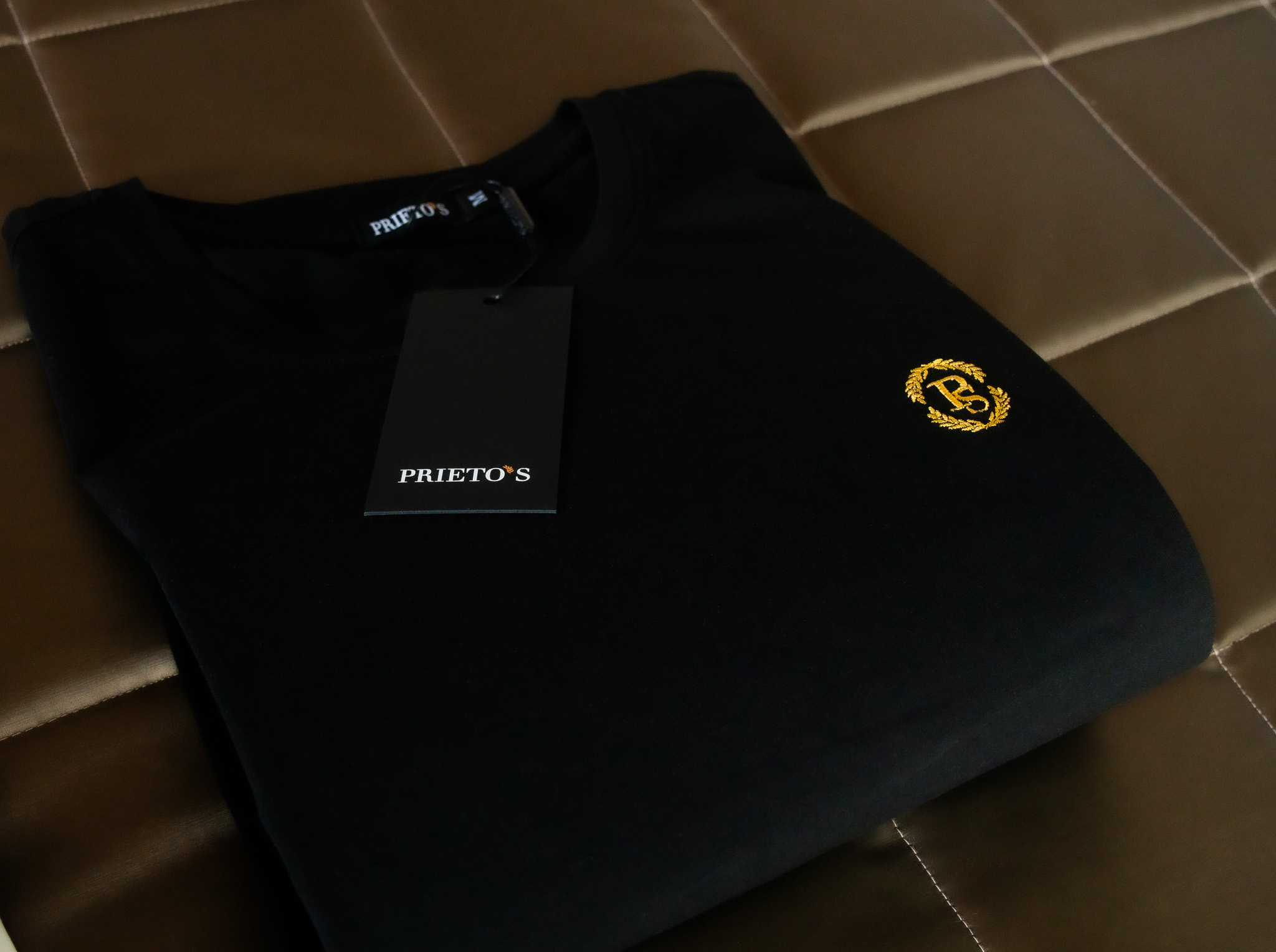 Monogram Tee — Black